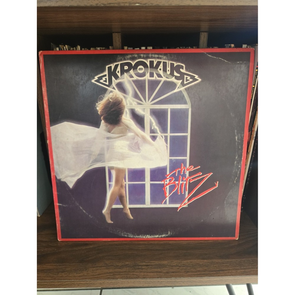 KROKUS: The Blitz USA Arista '84 Power Heavy Metal OG Shrink LP NM Wax